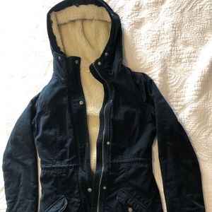 Hollister Sherpa-Lined Arrow Point Parka